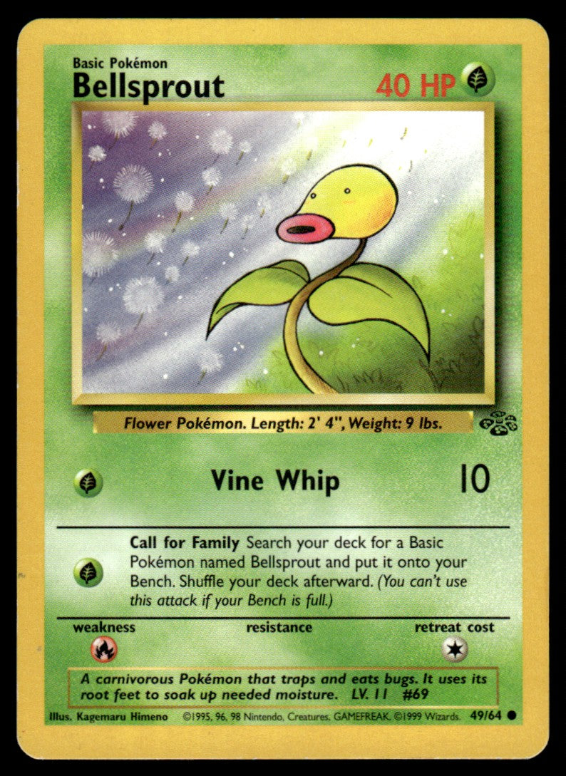 LP Bellsprout 49 No Holo - Jungle