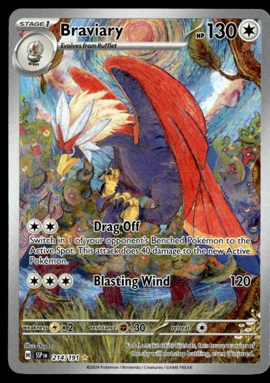 Braviary 214/191 - Surging Sparks - Scarlet & Violet