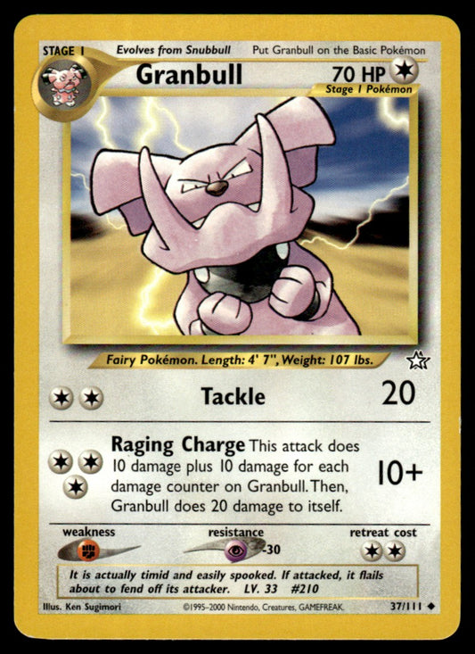LP Granbull 37 No Holo - Neo Genesis