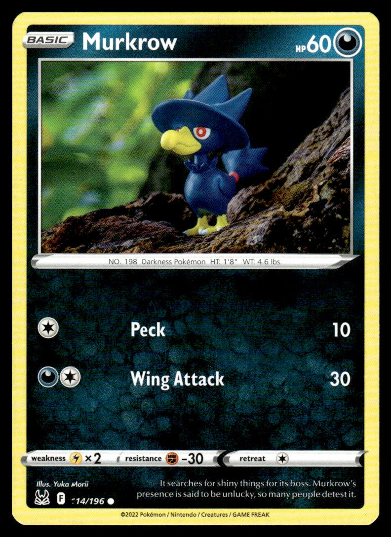 Murkrow 114/196 Comun - Lost Origin - Sword & Shield