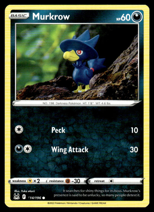 Murkrow 114/196 Comun - Lost Origin - Sword & Shield