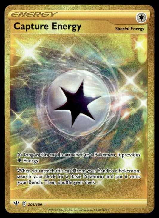 Capture Energy 201/189 - Darkness Ablaze - Sword & Shield