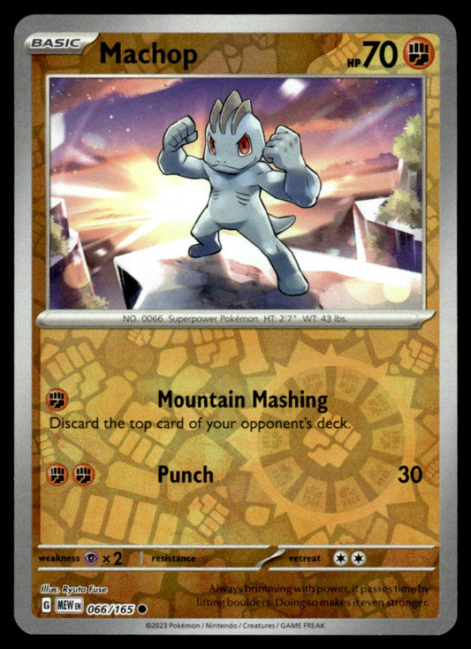 Machop 066/165 Reverse - Scarlet & Violet - 151 - Scarlet & Violet