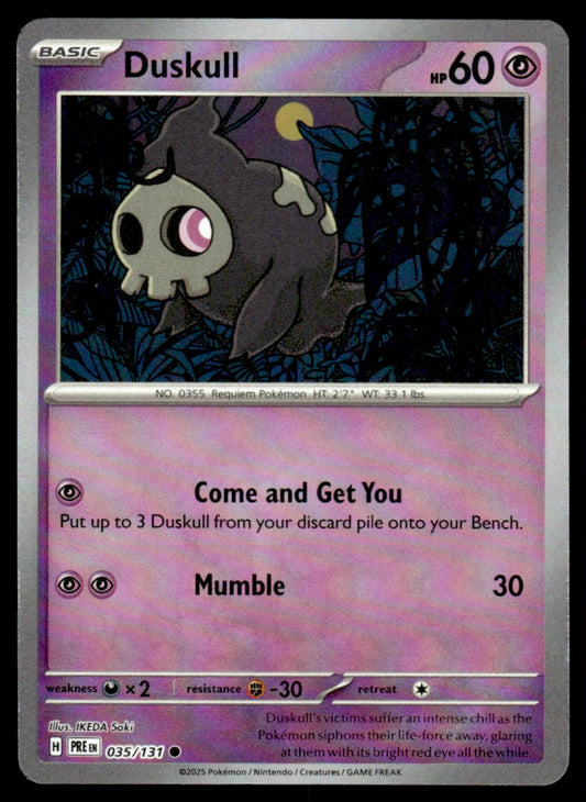 Duskull (Master Ball Patern) 035/131 - Prismatic Evolutions - Scarlet & Violet