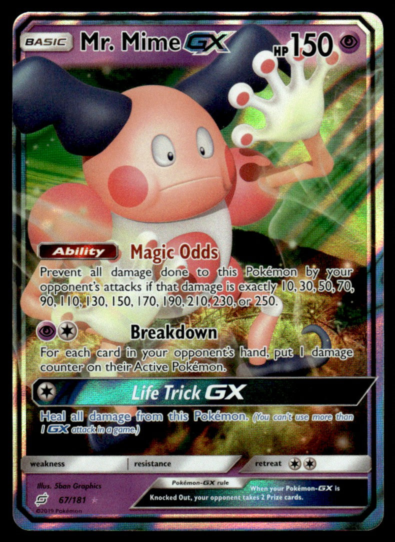 NM Mr. Mime-GX 67 - Team Up
