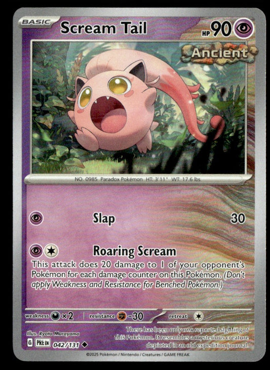 Scream Tail (Poke Ball Pattern) 042/131 - Prismatic Evolutions - Scarlet & Violet