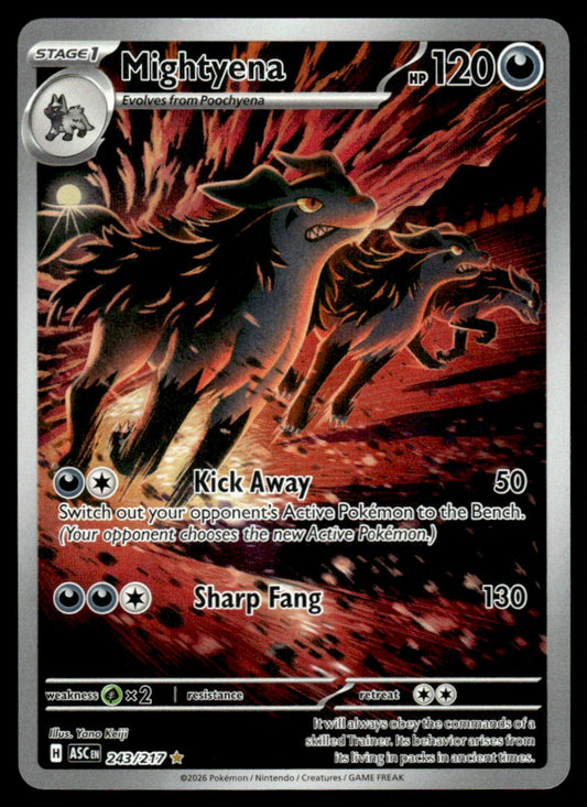 Mightyena 243/217 - Ascended Heroes - Mega Evolution