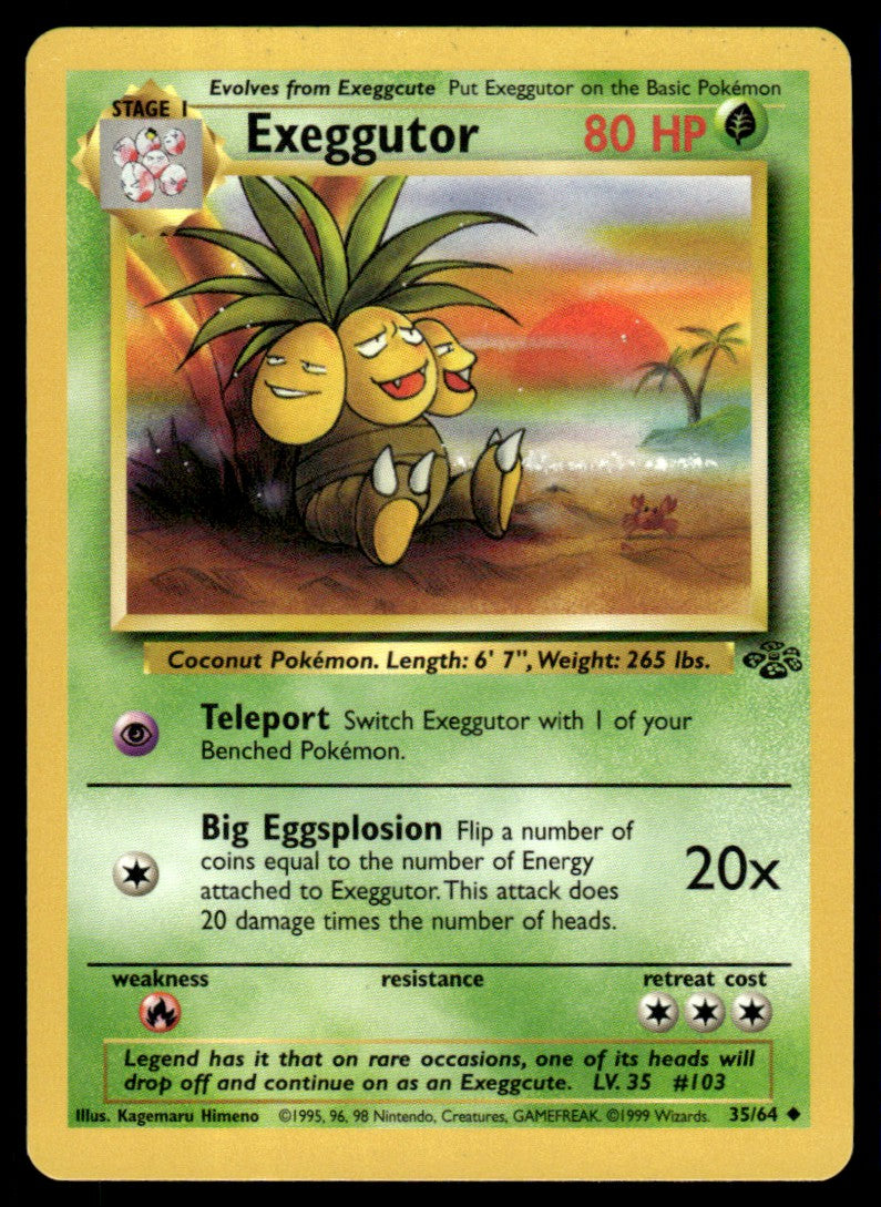 LP Exeggutor 35 No Holo - Jungle