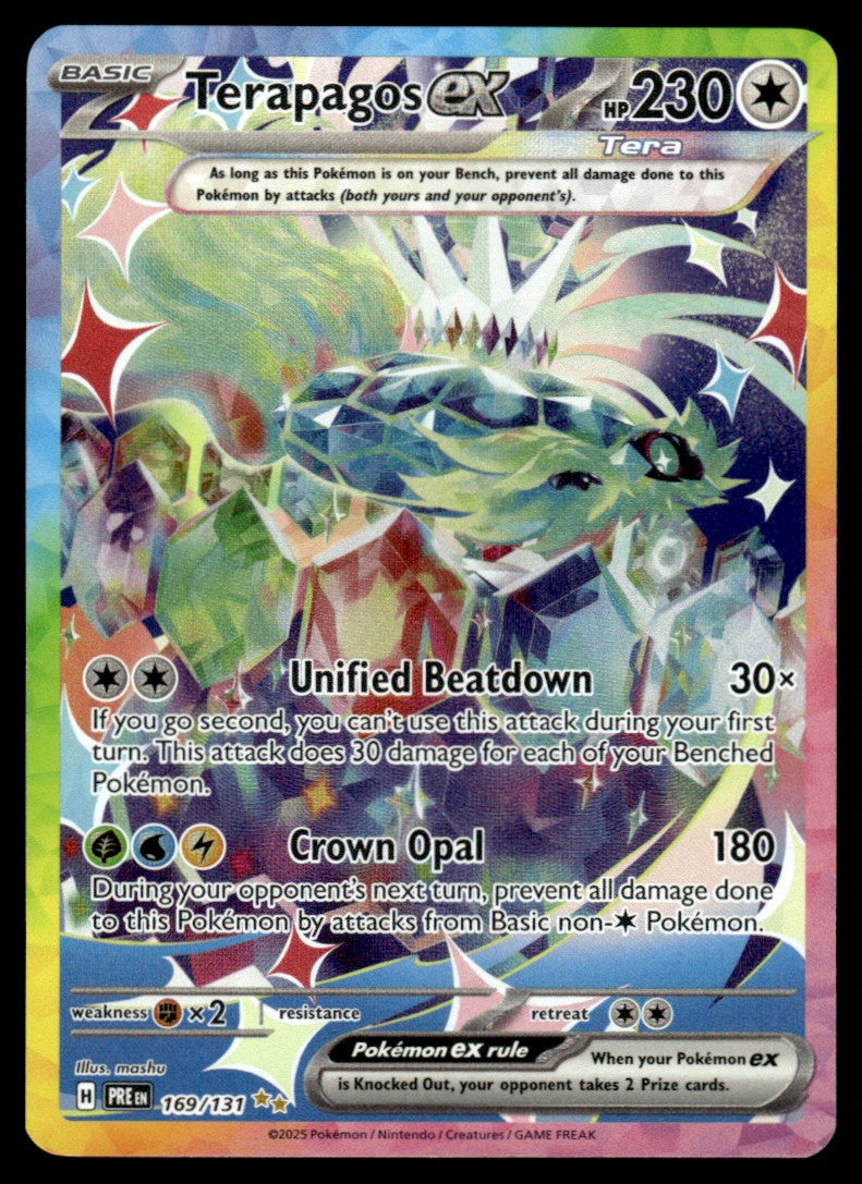 Terapagos ex 169/131 - Prismatic Evolutions - Scarlet & Violet