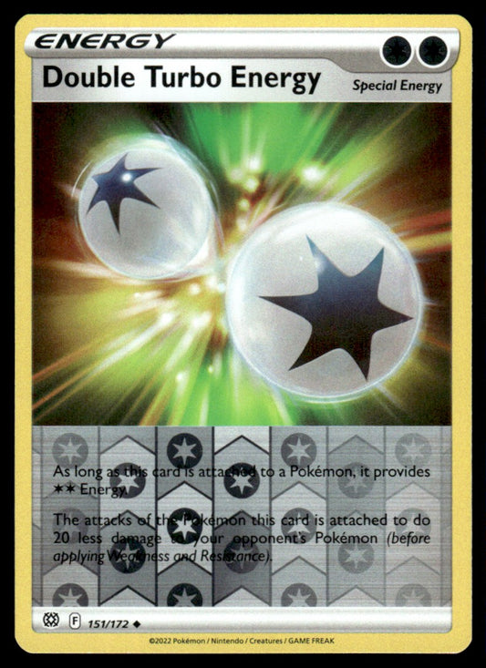Double Turbo Energy 151/172 Reverse - Brilliant Stars - Sword & Shield