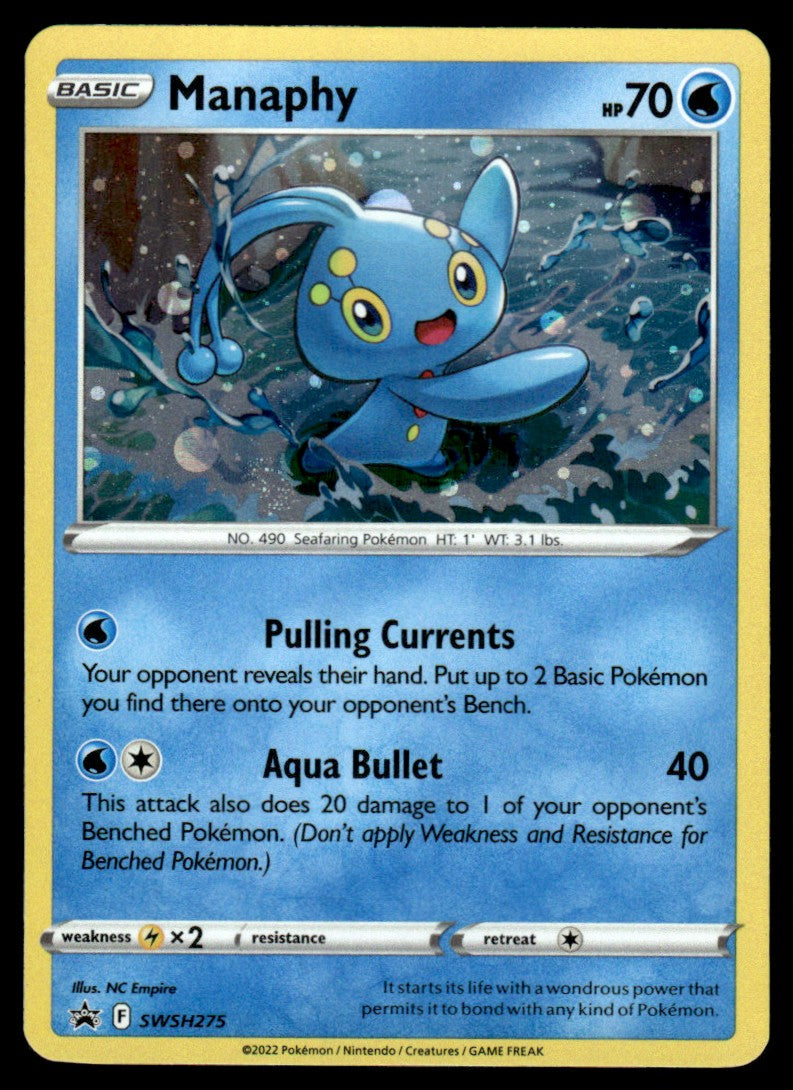 Manaphy (Cosmo Holo) SWSH275/PRSS - Sword & Shield Promos - Sword & Shield