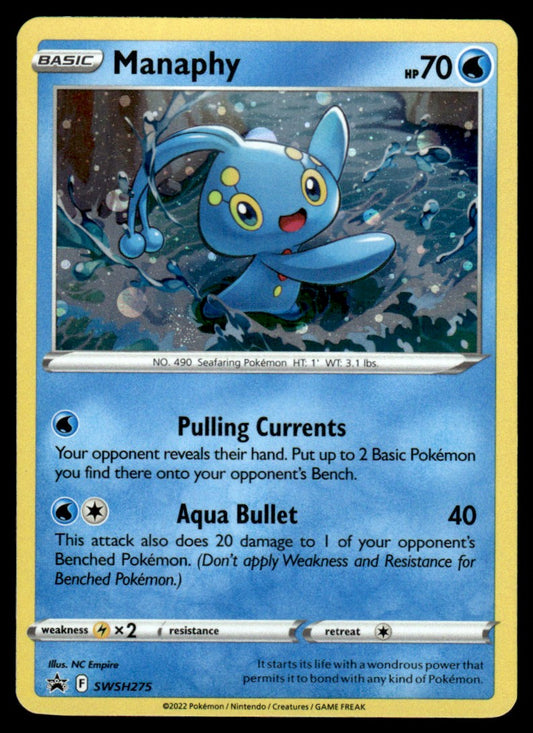 Manaphy (Cosmo Holo) SWSH275/PRSS - Sword & Shield Promos - Sword & Shield