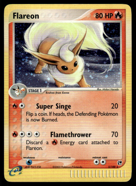 NM - Flareon 5 - Holo - EX Sandstorm