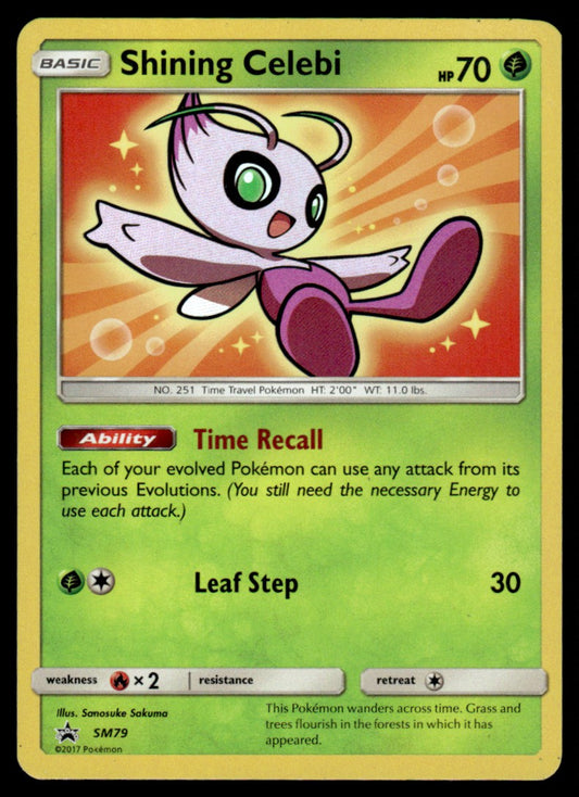 NM Shining Celebi SM79 - Sun & Moon Promos