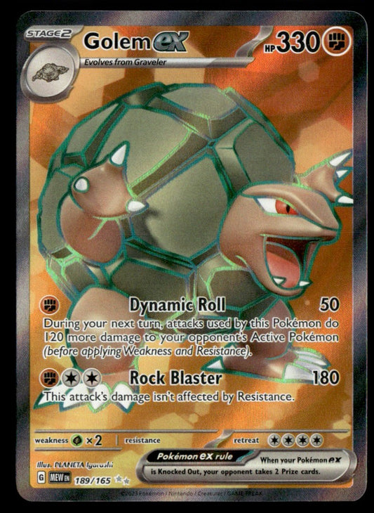 Golem ex 189/165 - Scarlet & Violet - 151 - Scarlet & Violet