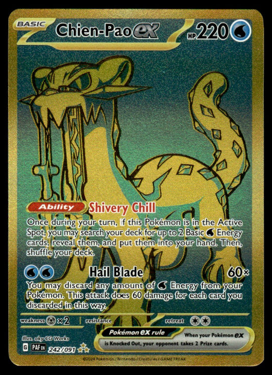 Chien-Pao ex 242/091 - Paldean Fates - Scarlet & Violet