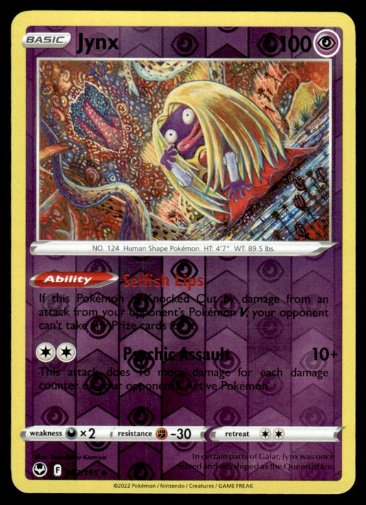 Jynx 062/195 Reverse - Silver Tempest - Sword & Shield