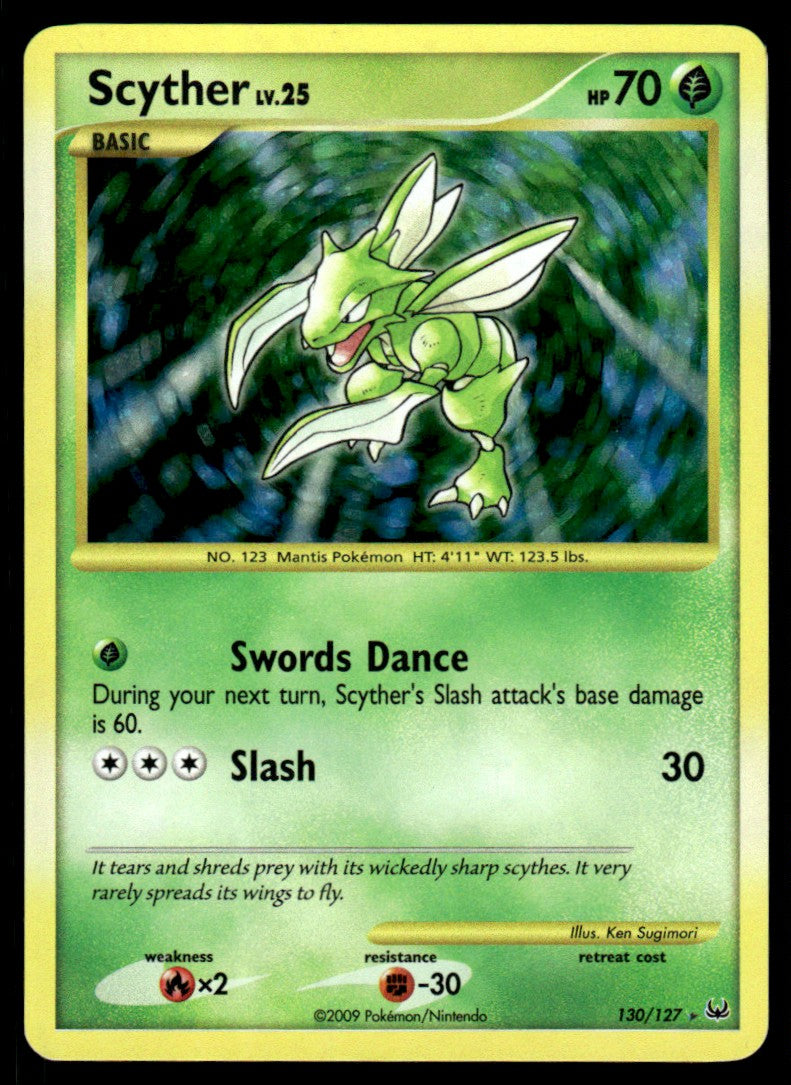NM - Scyther 130 - Holo - Platinum
