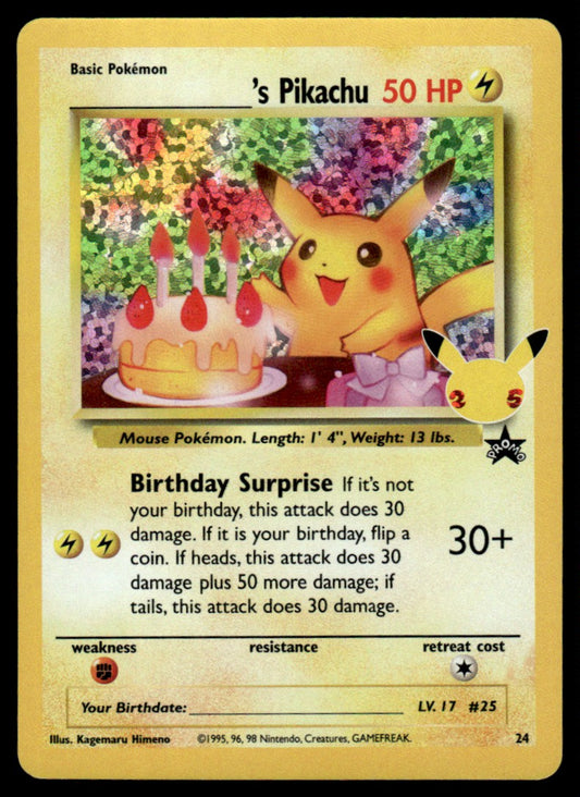 ______'s Pikachu 024/025 - Celebrations Classic Collection - Sword & Shield