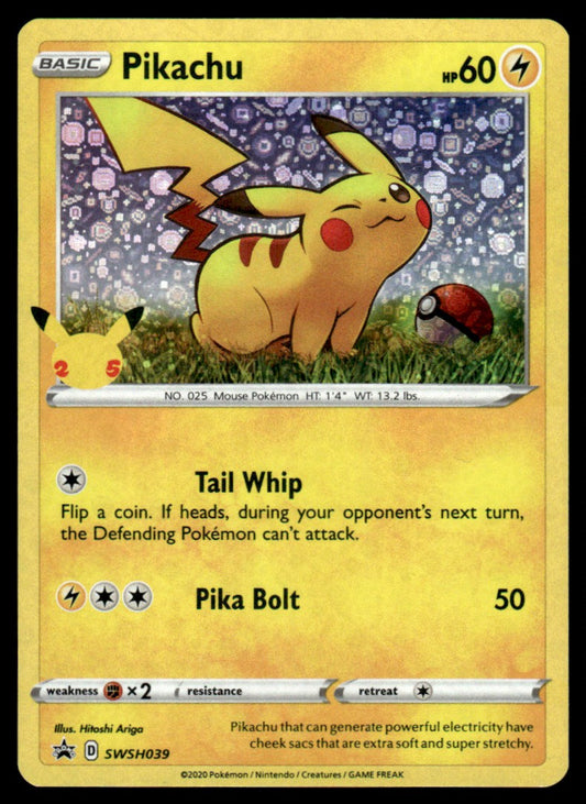 Pikachu (Cosmo Holo) SWSH039/PRSS - Sword & Shield Promos - Sword & Shield