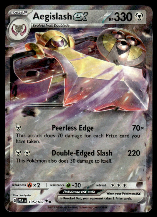 Aegislash ex 135/182 - Paradox Rift - Scarlet & Violet