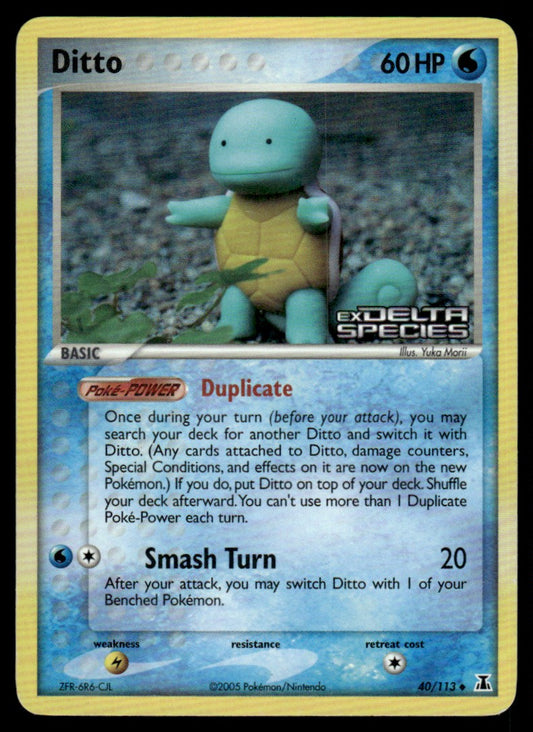 LP - Ditto (Squirtle) 40 - Reverse - Delta Species