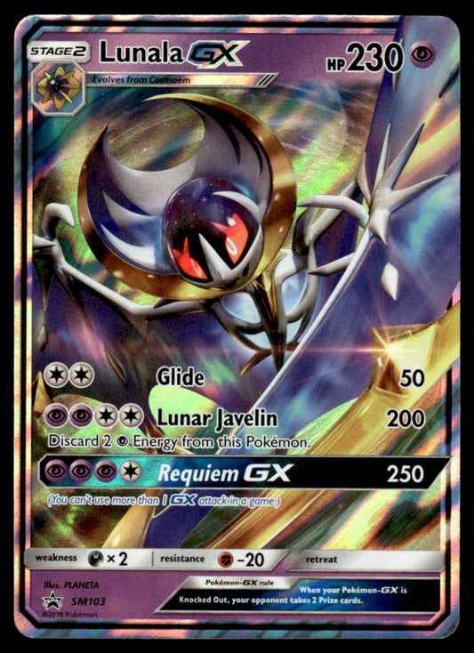 NM Lunala-GX SM103 - Sun & Moon Promos