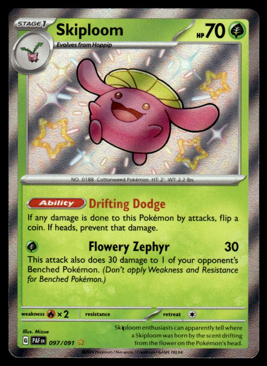 Skiploom 097/091 - Paldean Fates - Scarlet & Violet