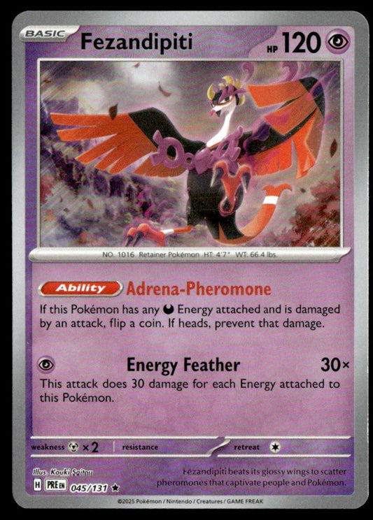 Fezandipiti (Poke Ball Pattern) 045/131 - Prismatic Evolutions - Scarlet & Violet