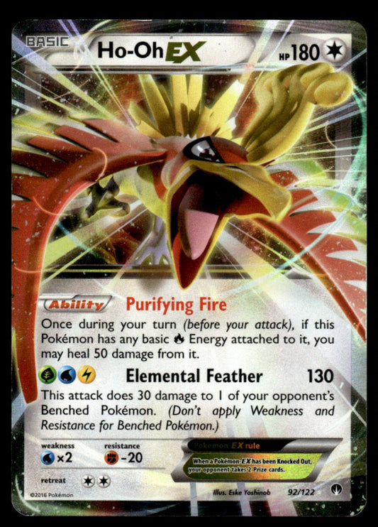 NM Ho-Oh-EX 92 - BREAKpoint