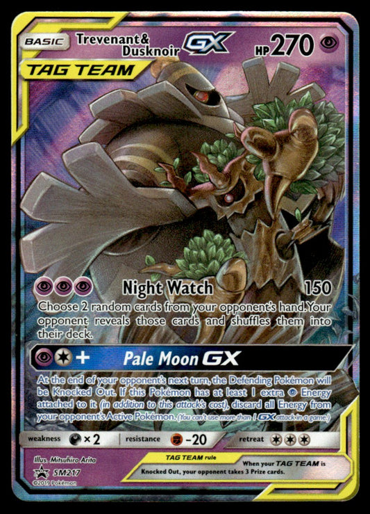 Trevenant & Dusknoir GX - NM - SM217 - Sun & Moon Promos