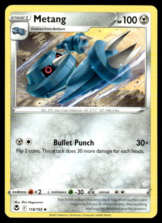 Metang 118/195 Uncomon - Silver Tempest - Sword & Shield
