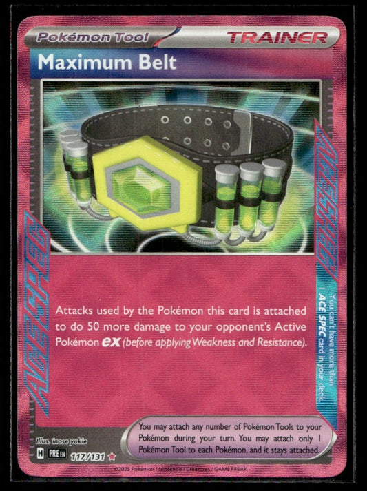 Maximum Belt 117/131 - Prismatic Evolutions - Scarlet & Violet