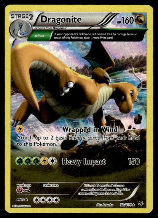 Dragonite - Holo - NM - 52 - Roaring Skies