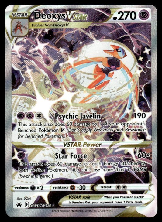 Deoxys VSTAR GG46/GG70 - Crown Zenith - Galarian Gallery - Sword & Shield
