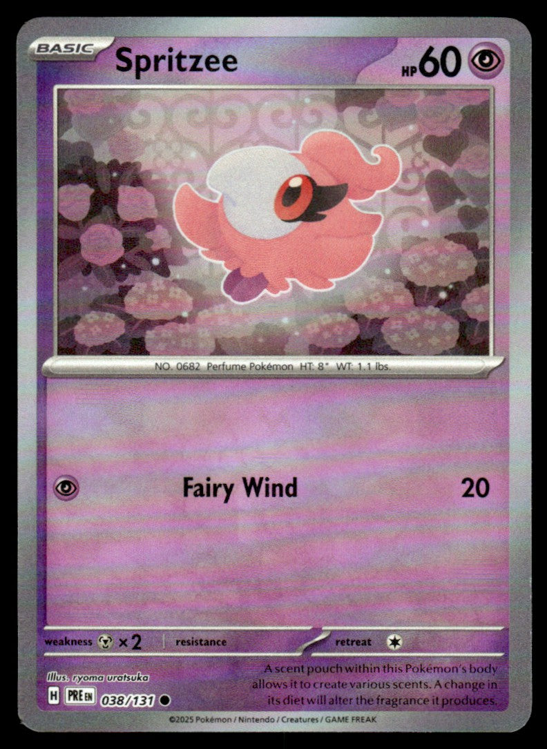 Spritzee (Master Ball Patern) 038/131 - Prismatic Evolutions - Scarlet & Violet