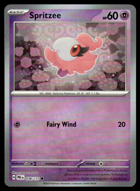 Spritzee (Master Ball Patern) 038/131 - Prismatic Evolutions - Scarlet & Violet