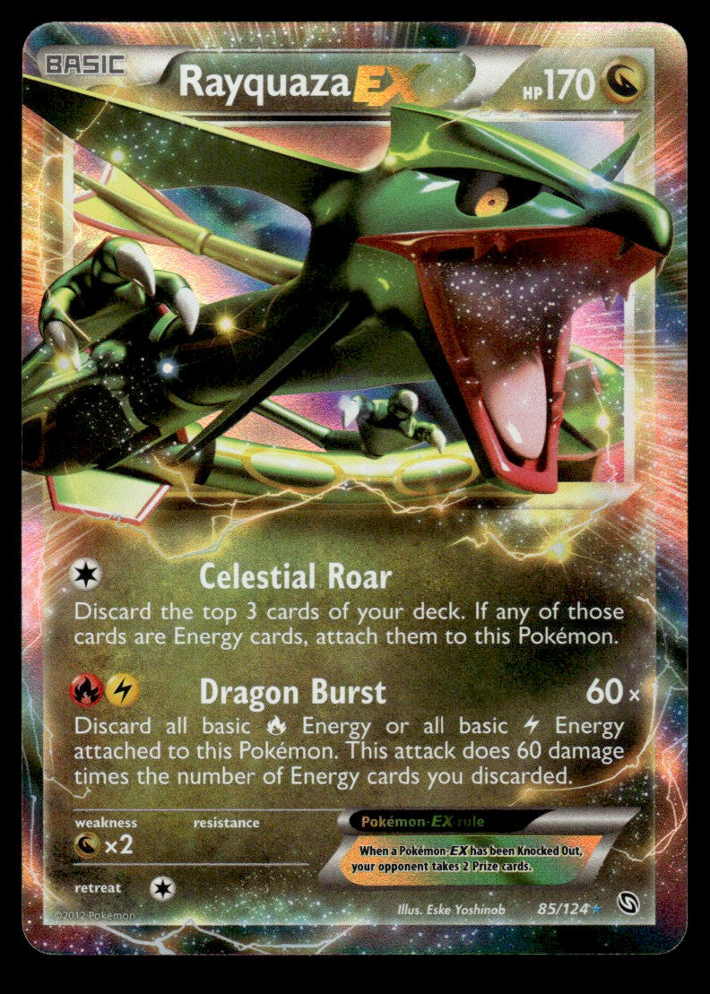 NM Rayquaza-EX 85 - Dragons Exalted