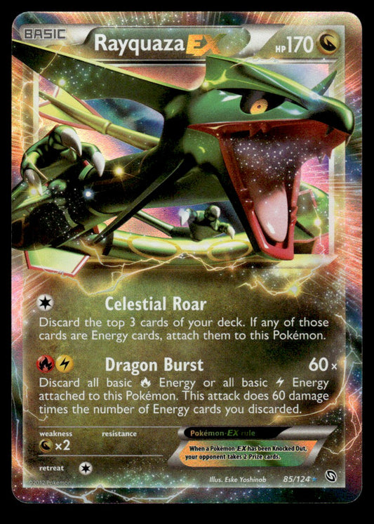 NM Rayquaza-EX 85 - Dragons Exalted