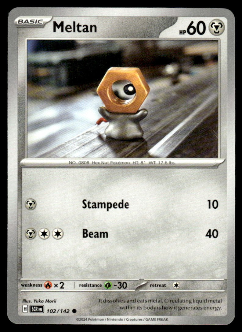 Meltan 102/142 Comun - Stellar Crown - Scarlet & Violet