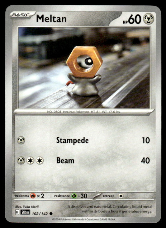 Meltan 102/142 Comun - Stellar Crown - Scarlet & Violet