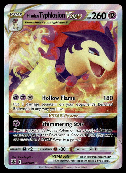 Hisuian Typhlosion VSTAR 054/189 - Astral Radiance - Sword & Shield