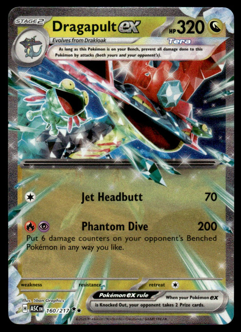 Dragapult ex 160/217 - Ascended Heroes - Mega Evolution