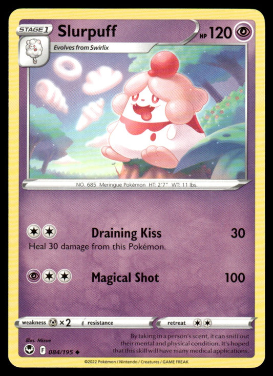 Slurpuff 084/195 Uncomon - Silver Tempest - Sword & Shield