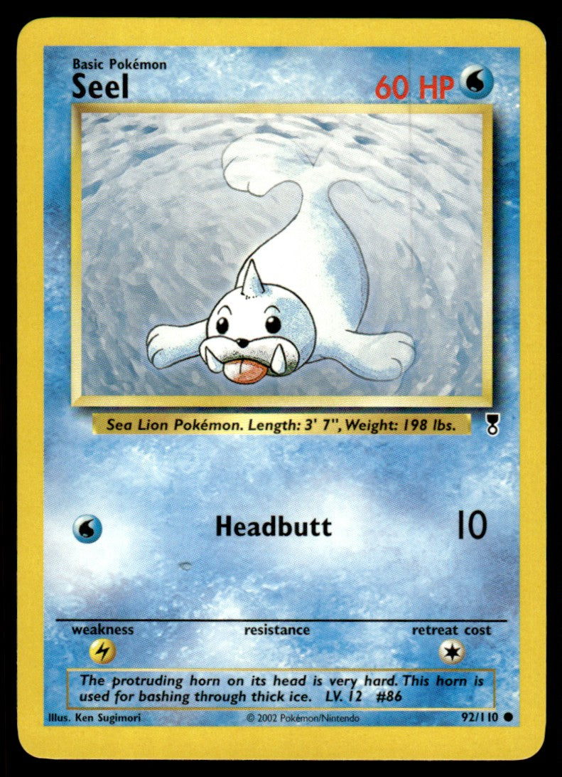 LP Seel 92 No Holo - Legendary Collection