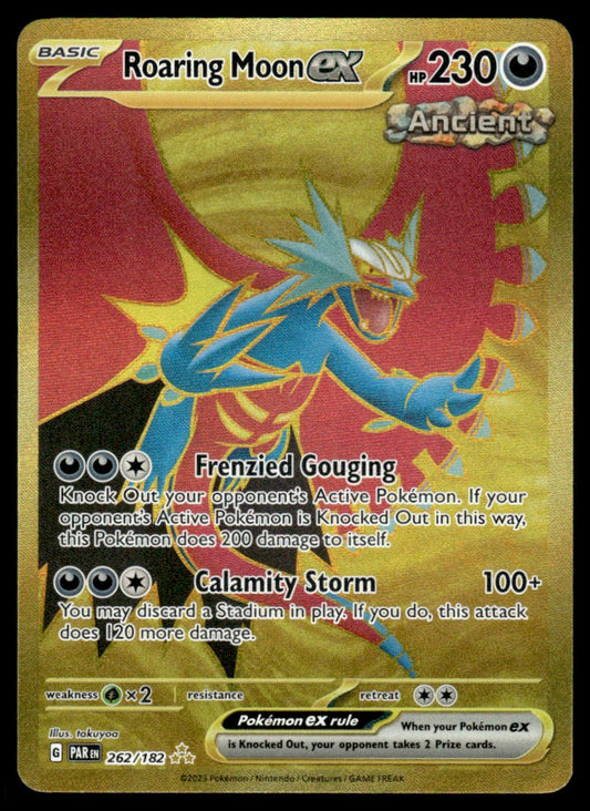 Roaring Moon ex 262/182 - Paradox Rift - Scarlet & Violet