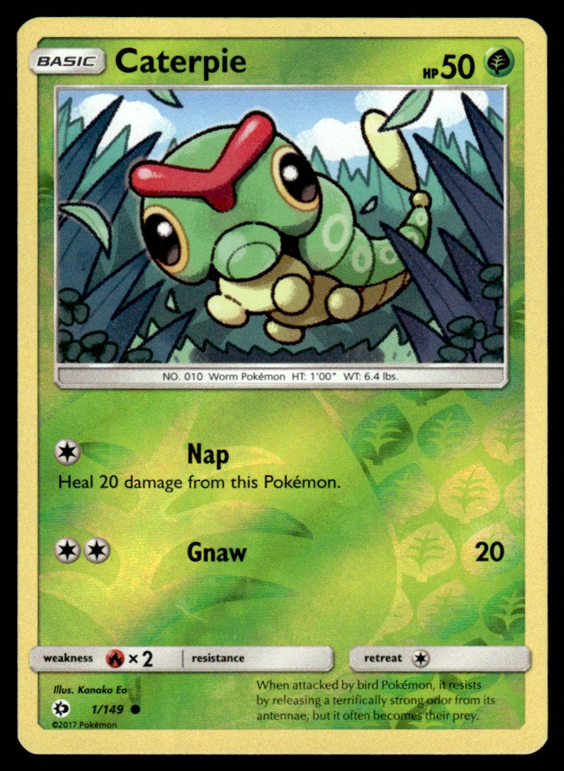 NM - Caterpie 1 - Reverse - Sun & Moon