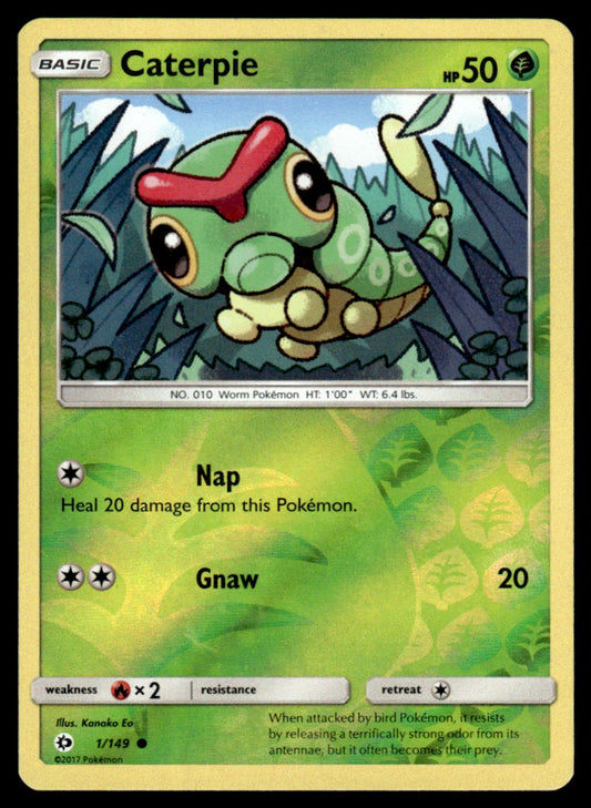 NM - Caterpie 1 - Reverse - Sun & Moon