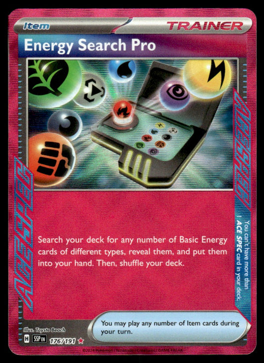 Energy Search Pro 176/191 - Surging Sparks - Scarlet & Violet