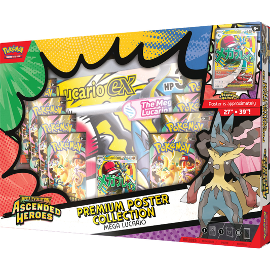 Ascended Heroes - Premium Poster Collection - Mega Lucario